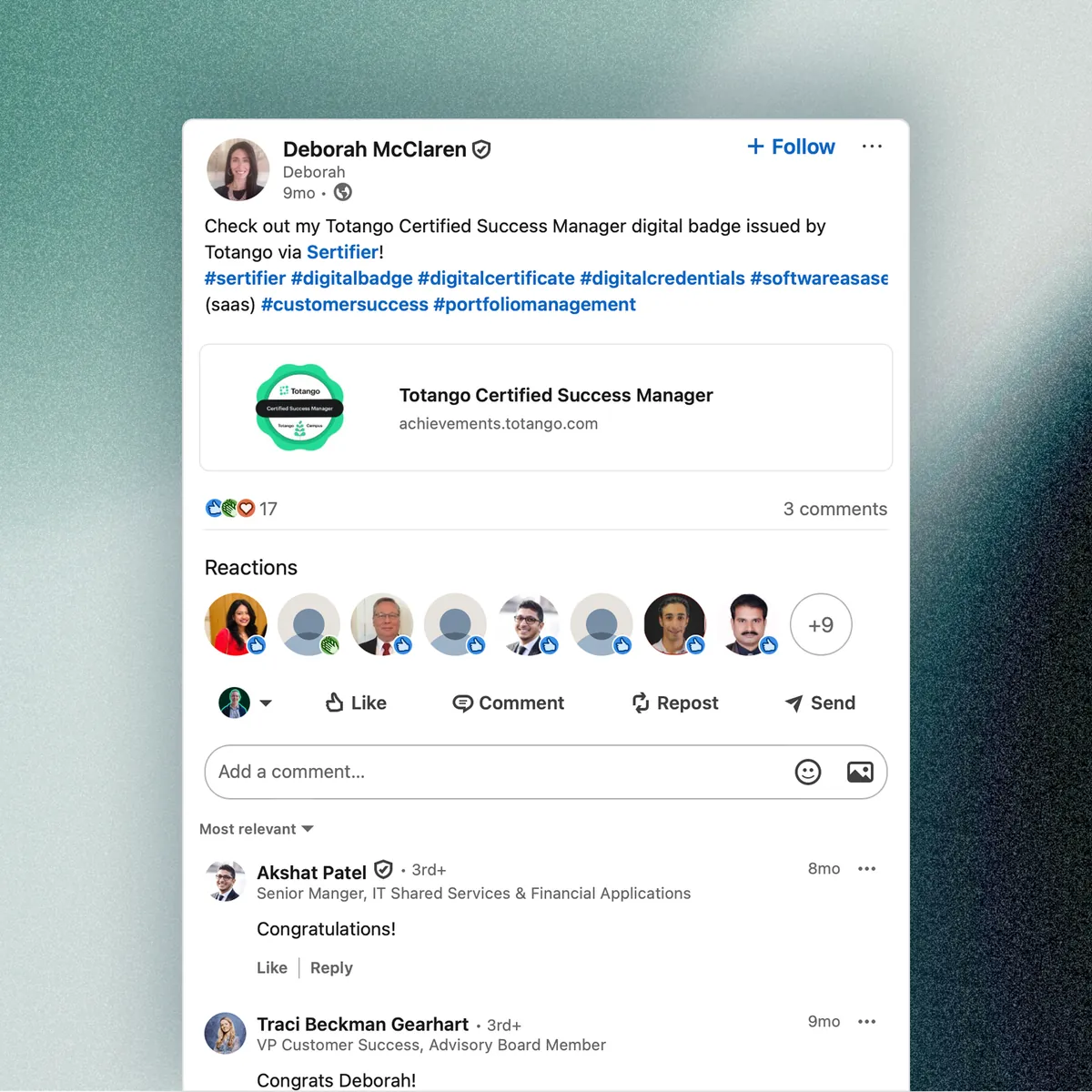 LinkedIn Credentials